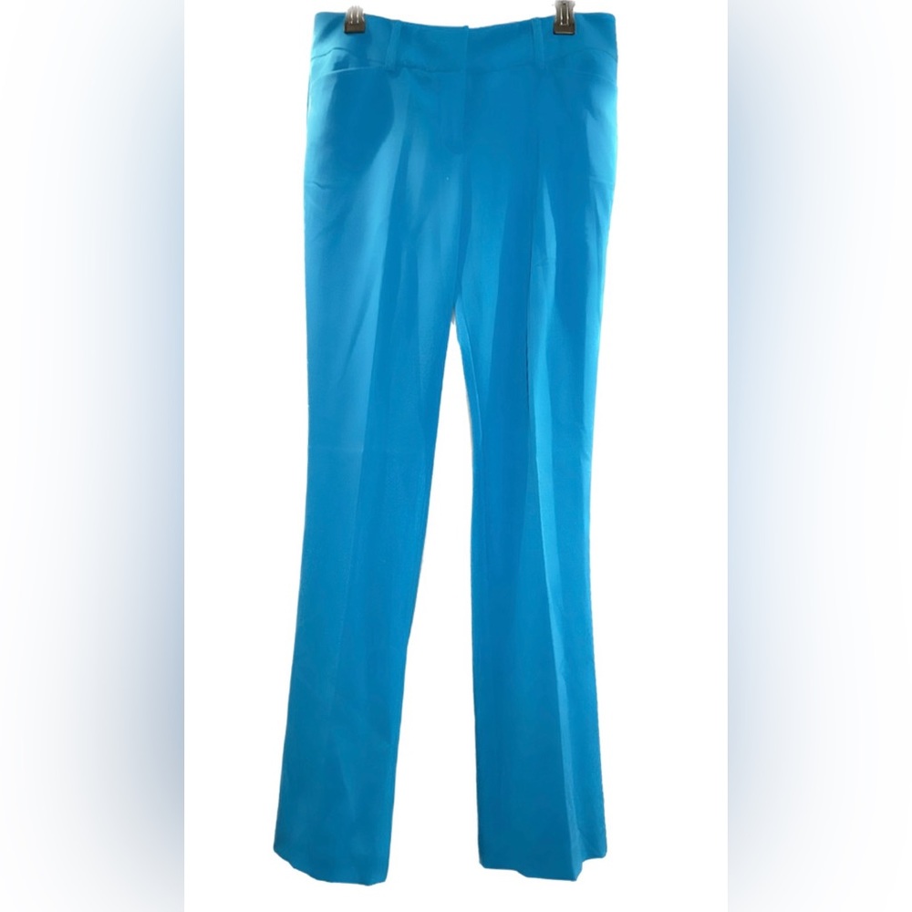 Turquoise Blue Slacks - Office apparel